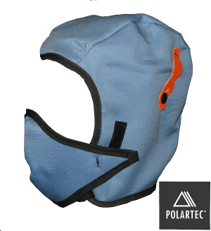 Cotton twill hard hat liner with mouthpiece included. Both feature fleece lining. Cotton twill hard hat liner with mouthpiece included. Both feature fleece lining.