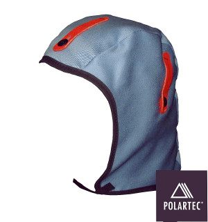 Longer neck protection featuring fleece lining. Longer neck protection featuring fleece lining.