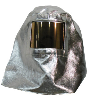 Hood with Gold Face Shield